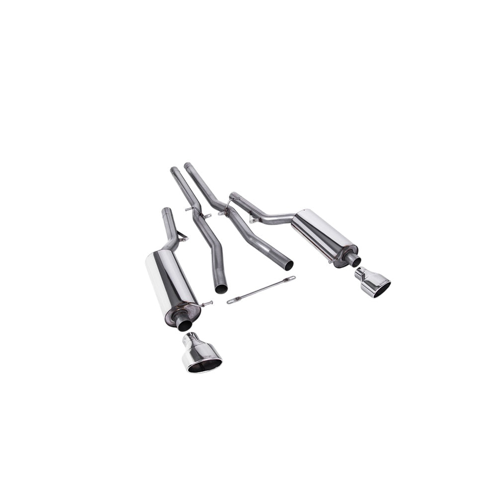 Milltek Cat Back Exhaust Audi RS6 C5 V8 Bi-Turbo Saloon and Avant 02-04