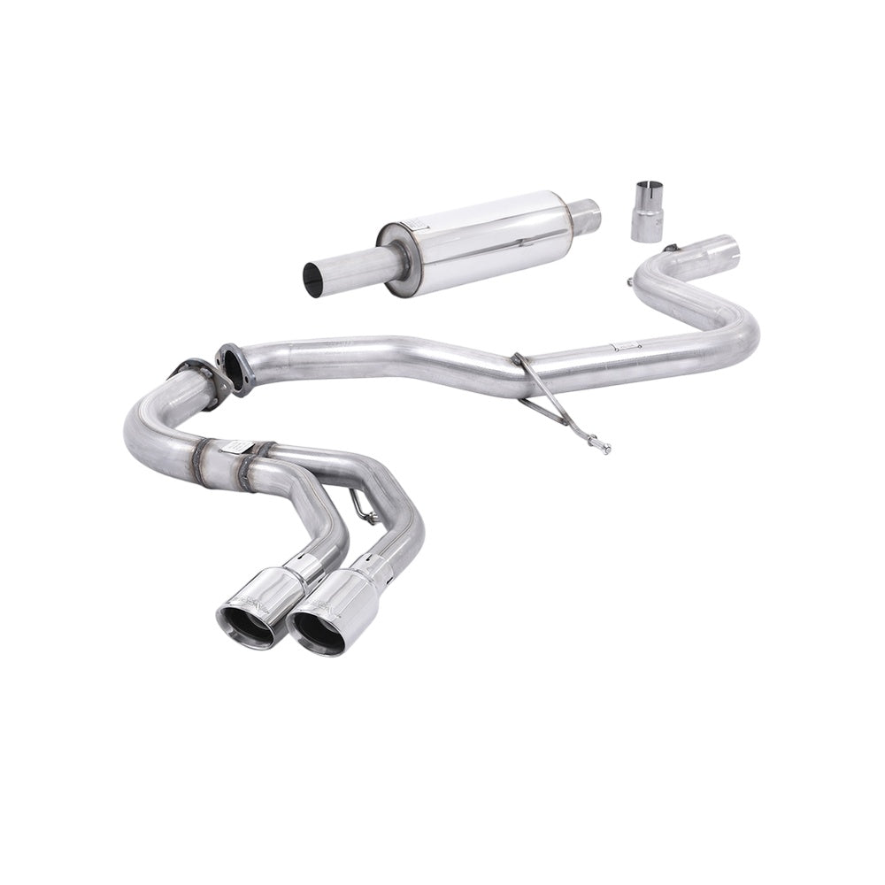 Milltek Cat Back Exhaust Audi A3 2.0 TDI 184PS MQB 2WD (3-Door and Sportback Models) 13-20