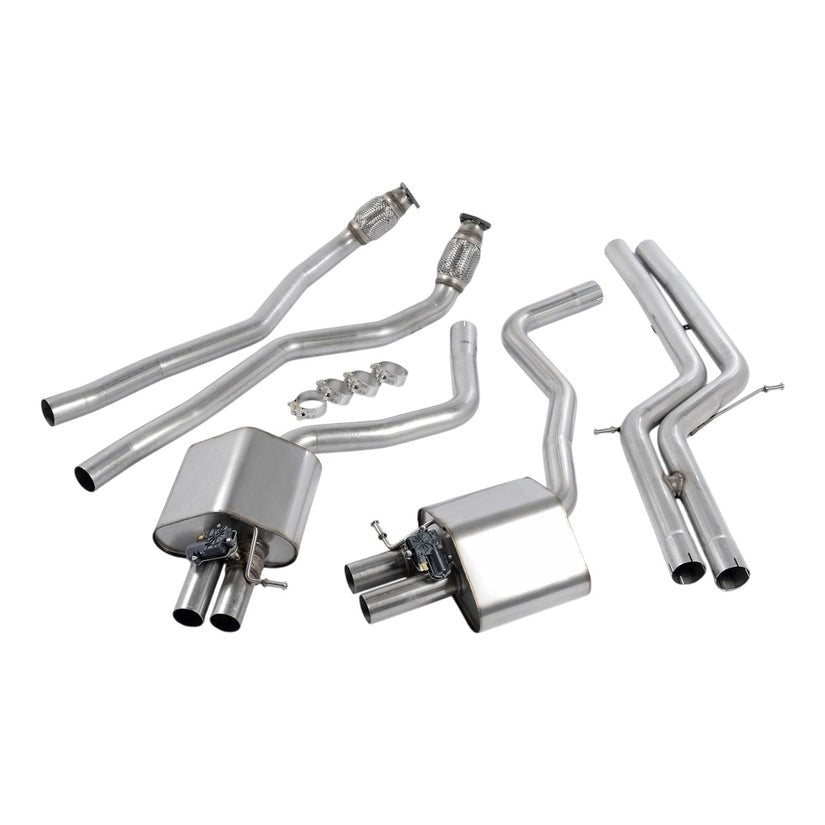 Milltek Cat Back Exhaust Audi RS7 C7 Sportback 4.0 V8 TFSI biturbo 13-18