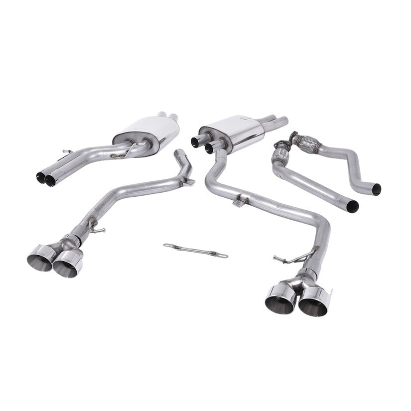 Milltek Cat Back Exhaust Audi S4 3.0 Supercharged V6 B8.5 12-16