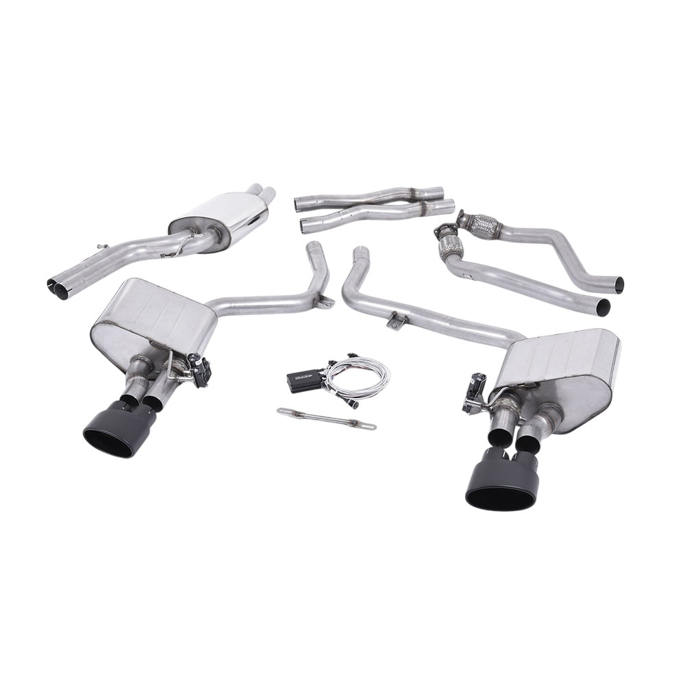 Milltek Cat Back Exhaust Audi S5 3.0 TFSi B8 Coupe and Cabriolet (S-Tronic) 09-11