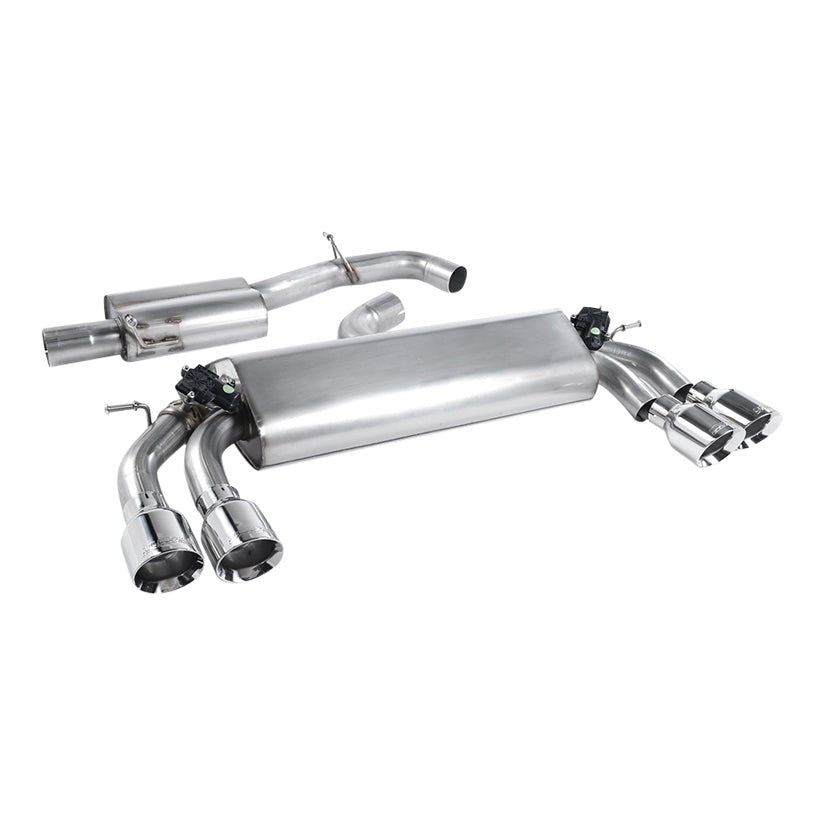 Milltek Cat Back Exhaust Audi S3 2.0 TFSI Quattro 3dr 8V 8V.2 Non-GPF 13-18