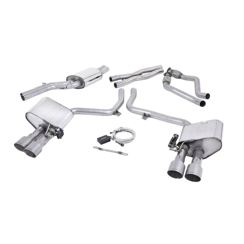 Milltek Cat Back Exhaust Audi S5 3.0 TFSi B8.5 Coupe and Cabriolet 11-16