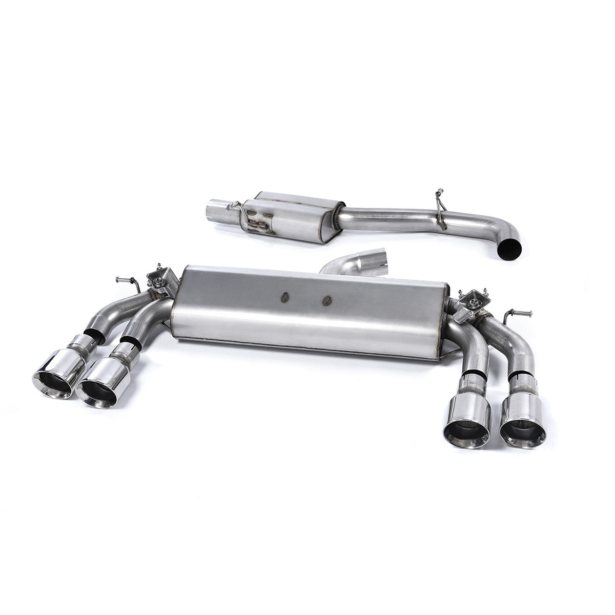 Milltek Cat Back Exhaust Audi S3 2.0 TFSI Quattro Sportback 8V 8V.2 Non-GPF 13-18