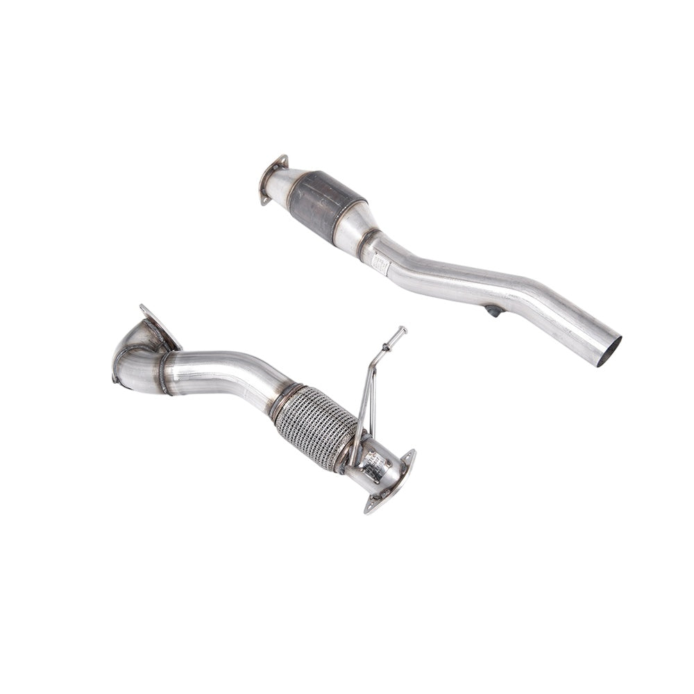 Milltek Large Bore Downpipe and Hi-Flow Sports Cat Exhaust Audi TT 180 / 225 Quattro Coupe and Roadster 98-06