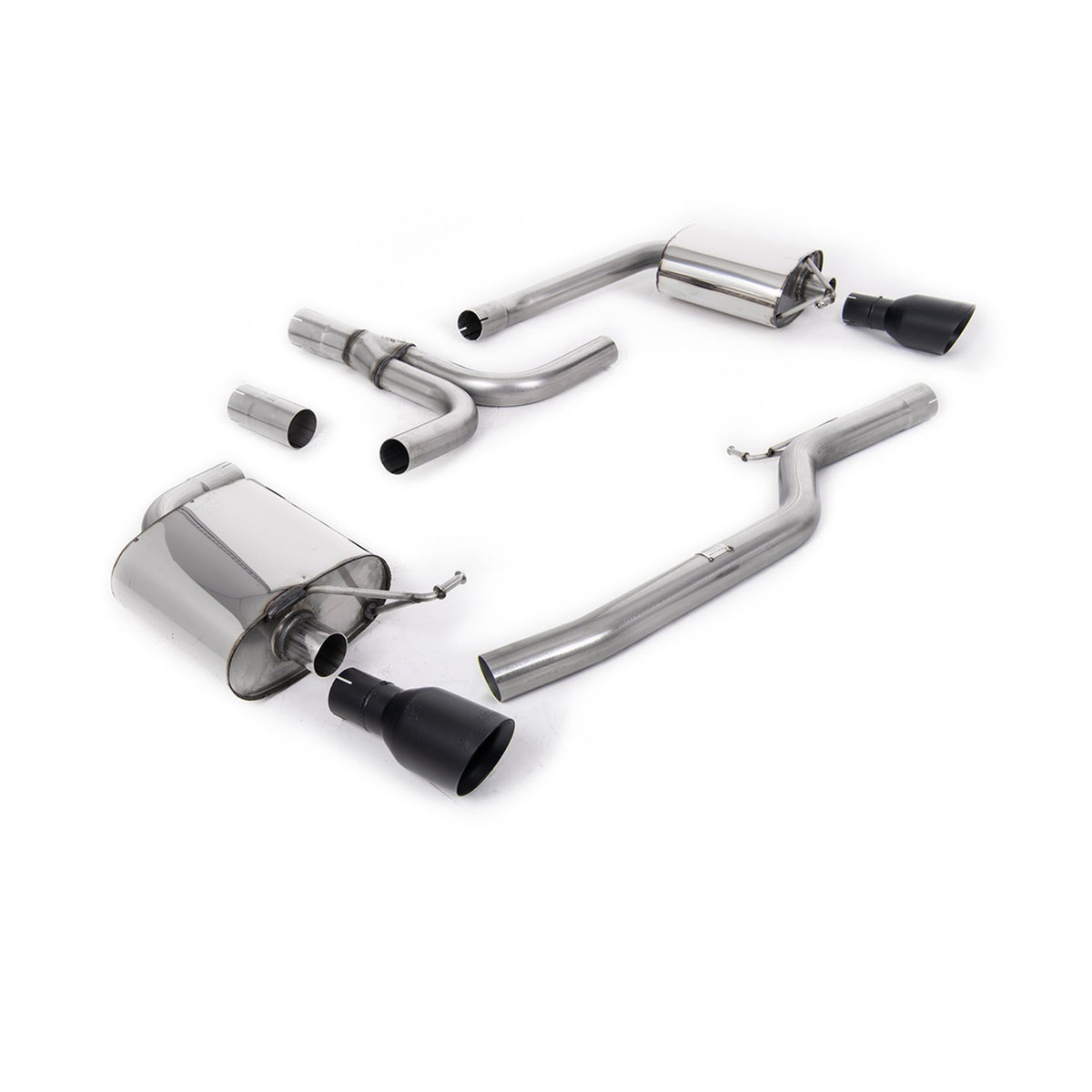 Milltek Cat Back Exhaust Audi A5 Cabriolet 3.0 TDi DPF Quattro 09+