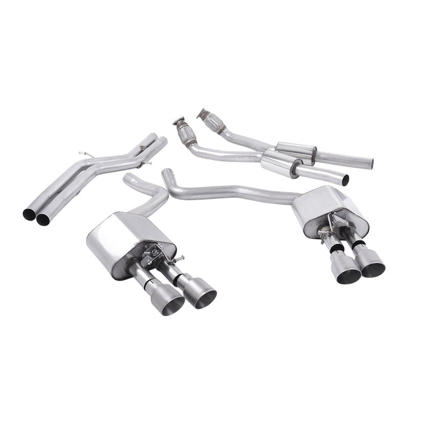 Milltek Cat Back Exhaust Audi S7 Sportback 4.0 TFSI Quattro S tronic 12-18