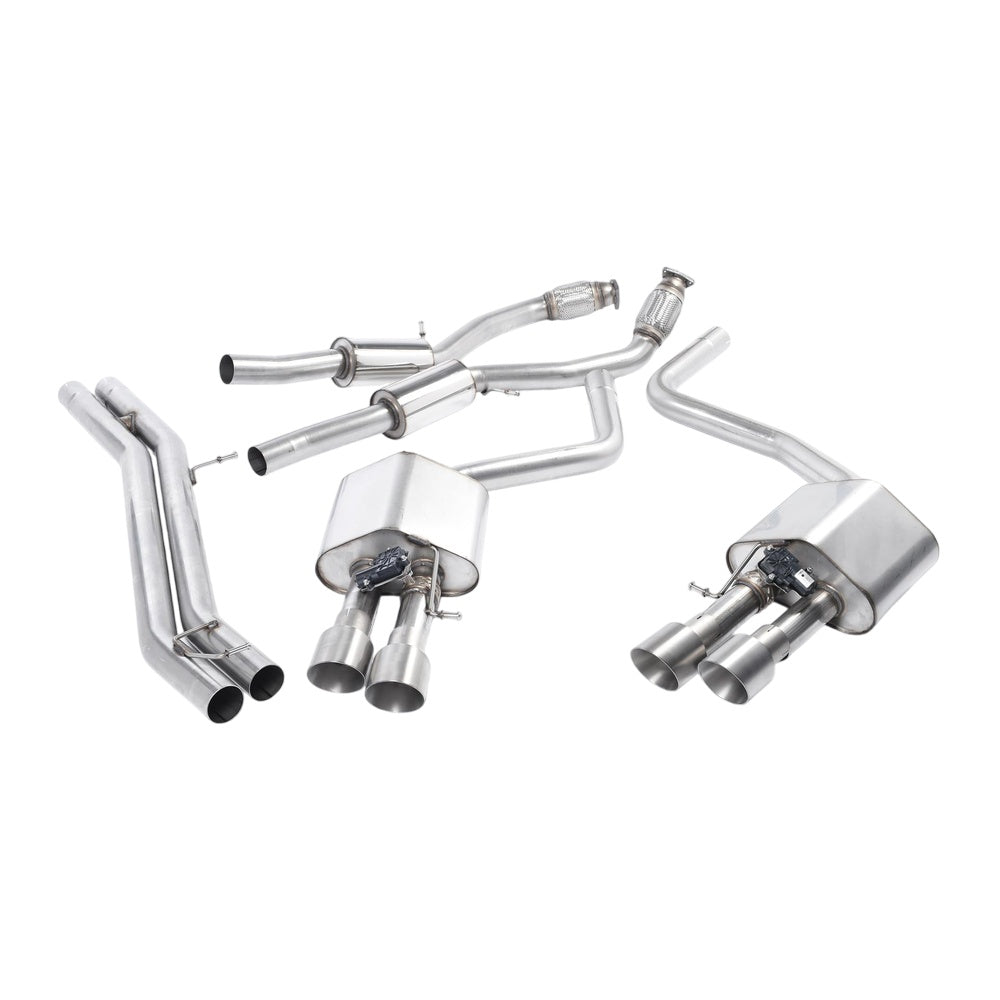 Milltek Cat Back Exhaust Audi S8 D4 4.0 TFSi Quattro Tiptronic 13-18