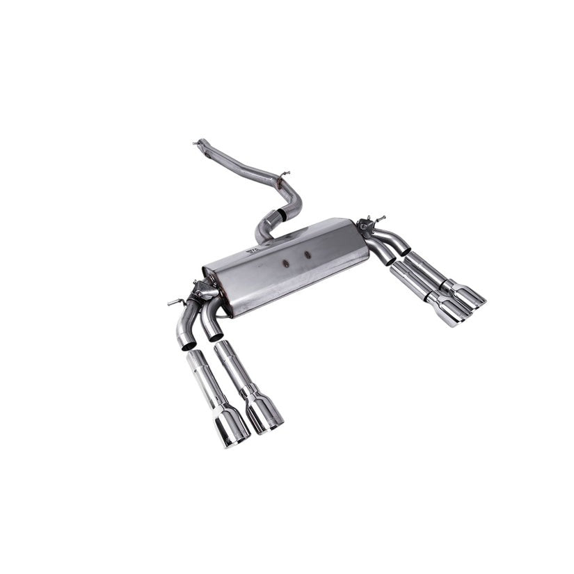 Milltek Cat Back Exhaust Audi S3 2.0 TFSI Quattro Saloon Cabrio 8V 8V.2 Non-GPF 13-18