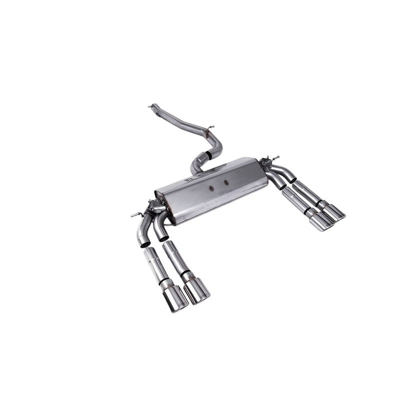 Milltek Cat Back Exhaust Audi S3 2.0 TFSI Quattro Saloon Cabrio 8V 8V.2 Non-GPF 13-18