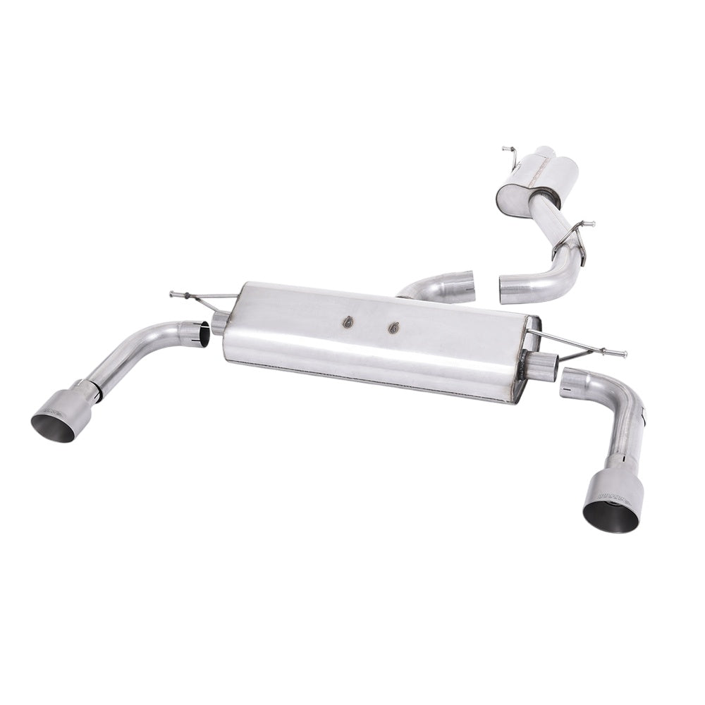 Milltek Cat Back Exhaust Audi A3 2.0 TFSi Quattro Sedan 8V (US-only) 14-20