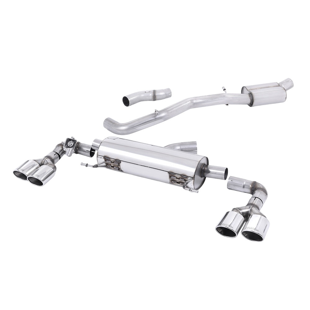 Milltek Cat Back Exhaust Audi S1 2.0 TFSi Quattro 14-18