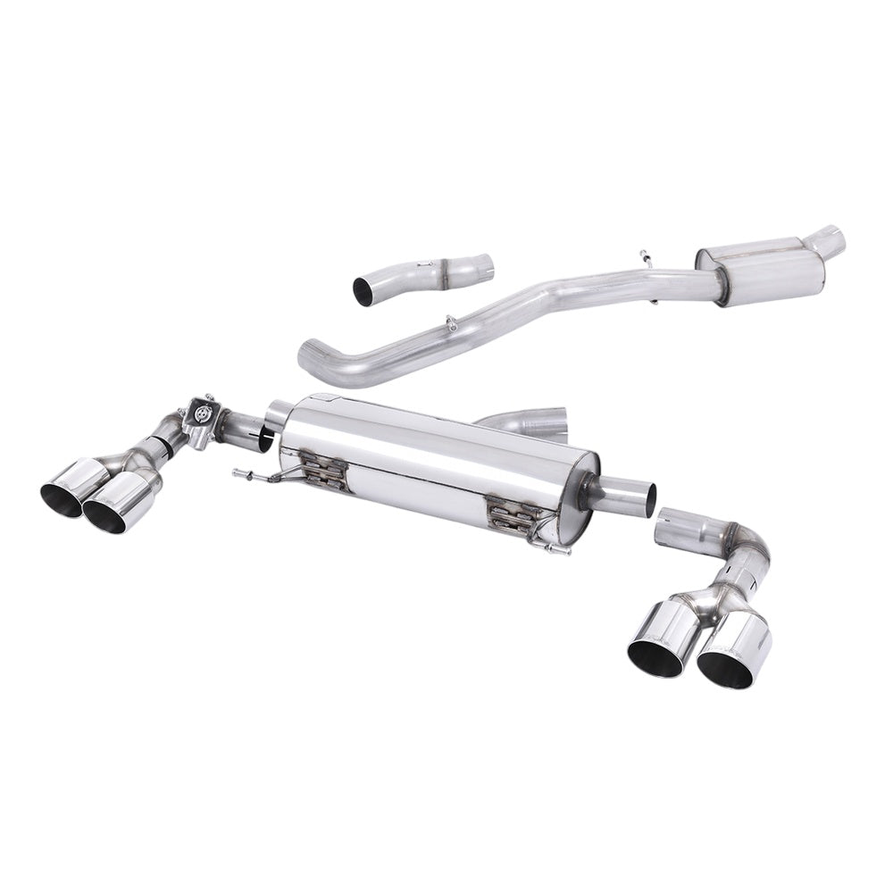 Milltek Cat Back Exhaust Audi S1 2.0 TFSi Quattro 14-18