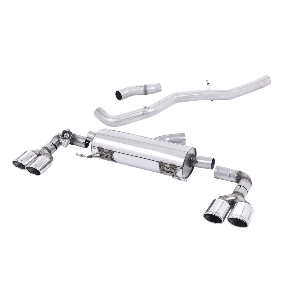 Milltek Cat Back Exhaust Audi S1 2.0 TFSi Quattro 14-18