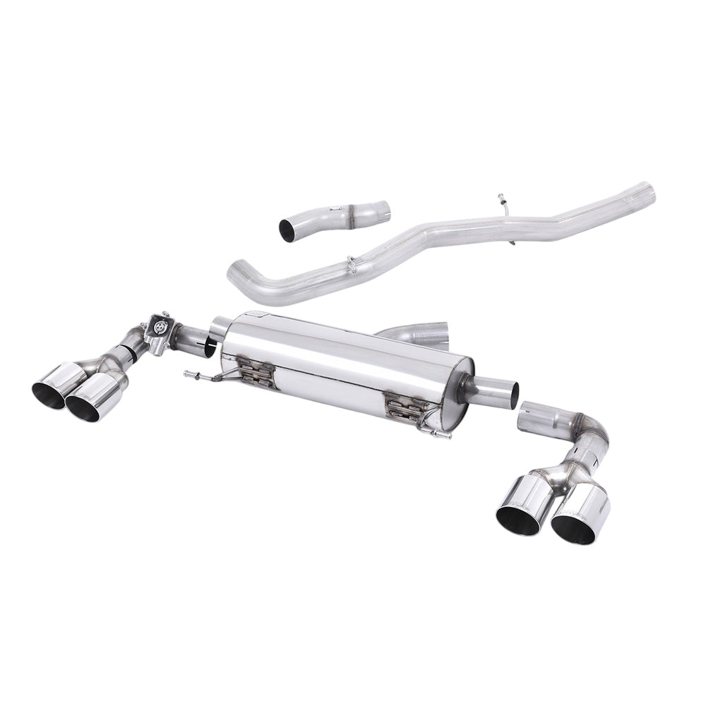 Milltek Cat Back Exhaust Audi S1 2.0 TFSi Quattro 14-18