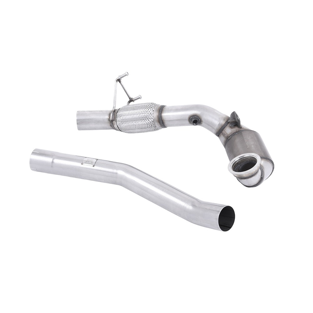 Milltek Large Bore Downpipe and Hi-Flow Sports Cat Exhaust Audi S1 2.0 TFSi Quattro 14-18