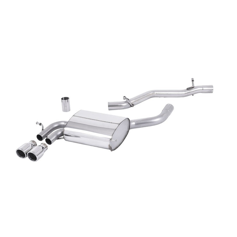 Milltek Cat Back Exhaust Audi A3 3.2 V6 Quattro Sportback 03-12