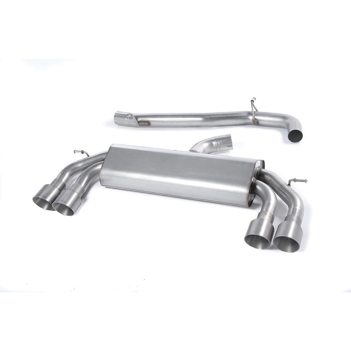 Milltek Cat Back Exhaust Audi S3 2.0 TFSI Quattro 3dr 8V 8V.2 Non-GPF 13-18