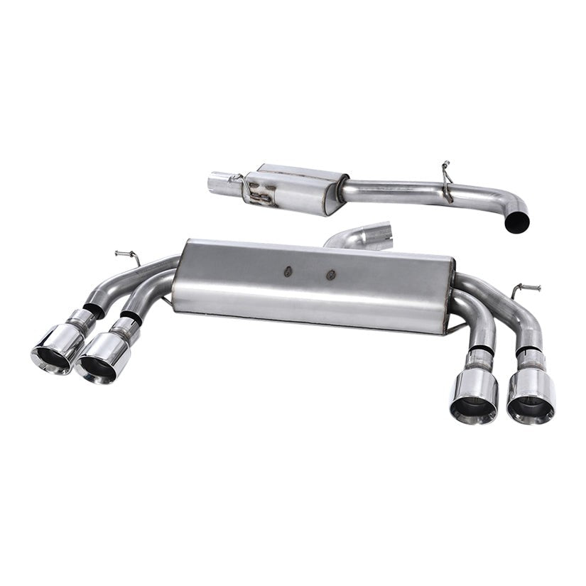 Milltek Cat Back Exhaust Audi S3 2.0 TFSI Quattro 3dr 8V 8V.2 Non-GPF 13-18