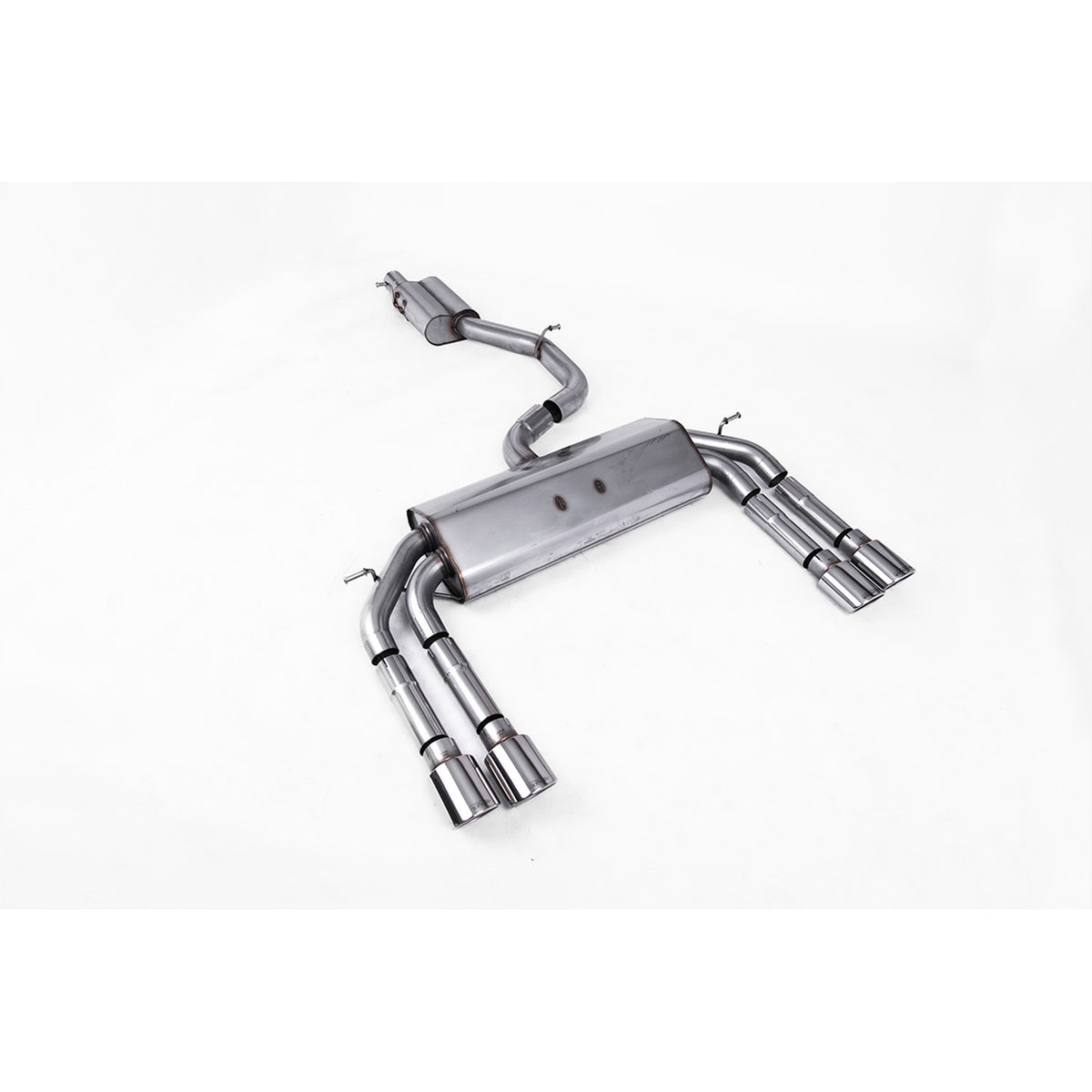 Milltek Cat Back Exhaust Audi S3 2.0 TFSI Quattro Saloon Cabrio 8V 8V.2 Non-GPF 13-18