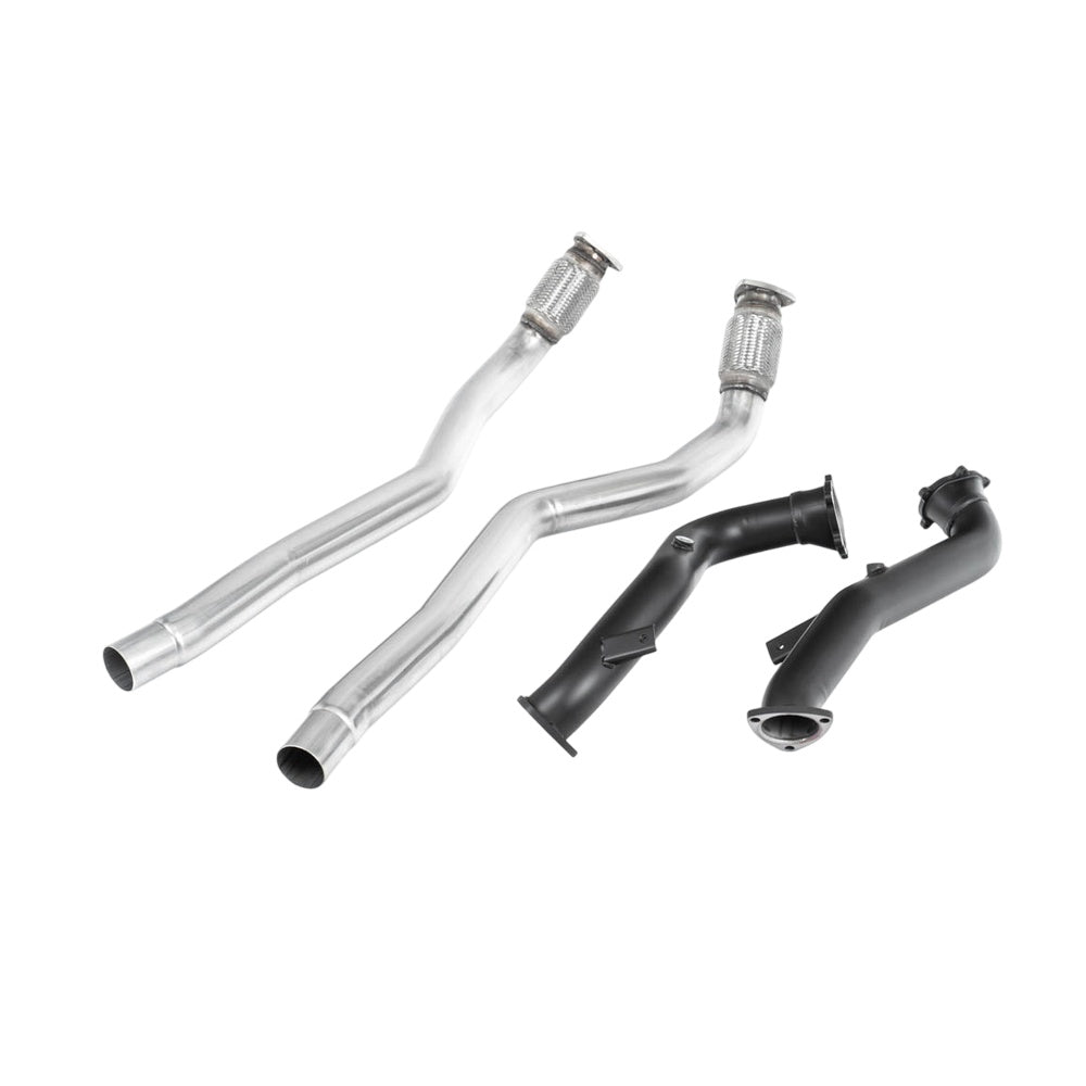 Milltek Large-bore Downpipes and Cat Bypass Pipes Exhaust Audi S6 4.0 TFSi C7 Quattro 12-18