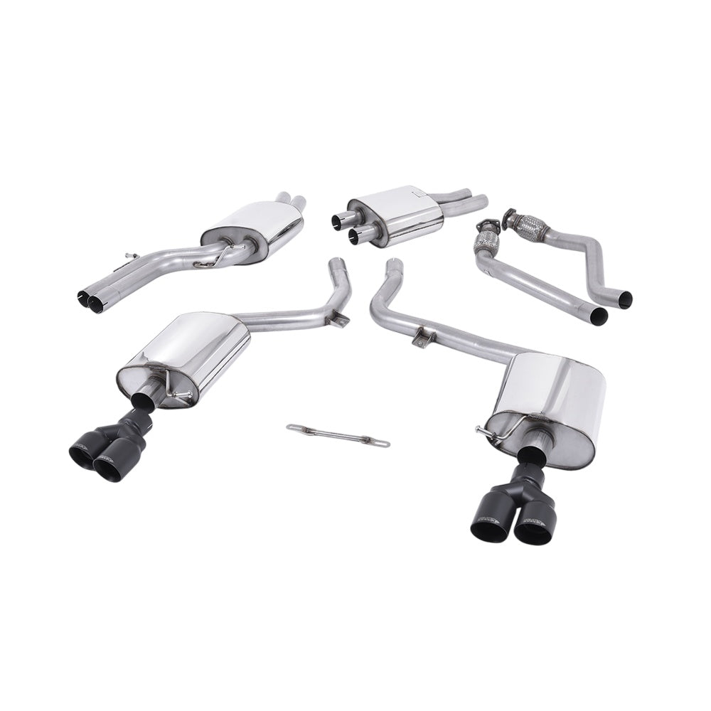 Milltek Cat Back Exhaust Audi S4 3.0 Supercharged V6 B8 09-12