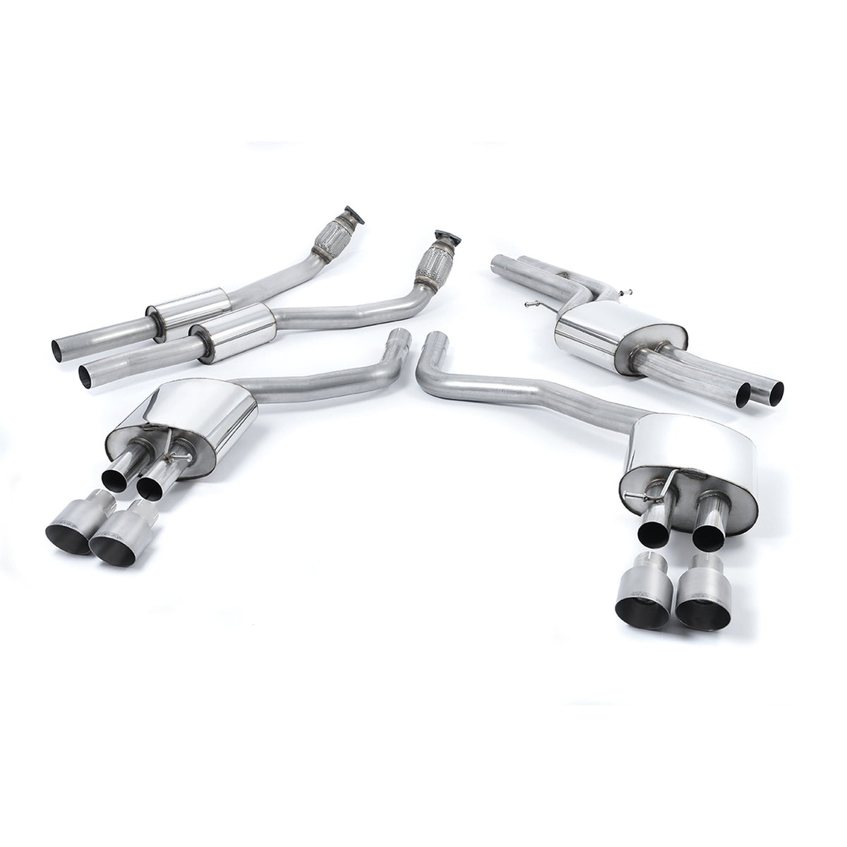 Milltek Cat Back Exhaust Audi S7 Sportback 4.0 TFSI Quattro S tronic 12-18