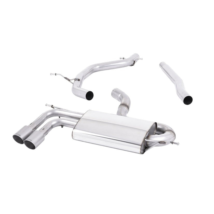 Milltek Filter Back Exhaust Volkswagen Scirocco GT 2.0 TDI CR 170 09-17
