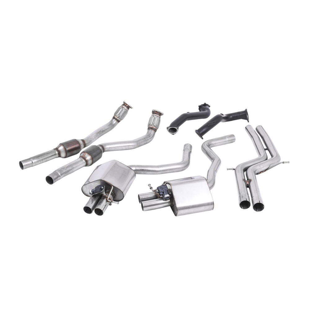 Milltek Full System Exhaust Audi RS7 C7 Sportback 4.0 V8 TFSi biturbo inc Performance Edition 13-18