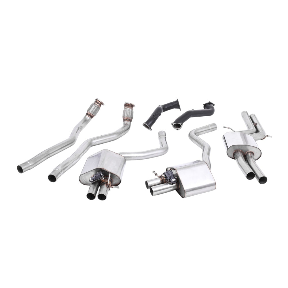 Milltek Full System Exhaust Audi RS7 C7 Sportback 4.0 V8 TFSi biturbo inc Performance Edition 13-18