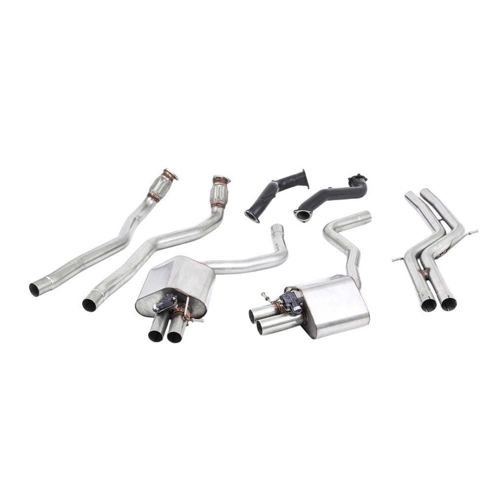 Milltek Full System Exhaust Audi RS6 C7 4.0 TFSi biturbo Quattro inc Performance Edition 13-18