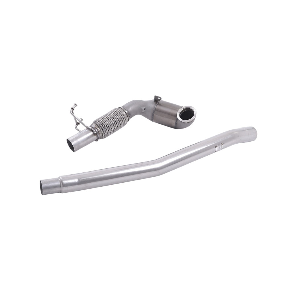 Milltek Cast Downpipe with Race Cat Exhaust Audi TT Mk3 TTS 2.0 TFSi Quattro (Non-OPF/GPF Models) 15-18