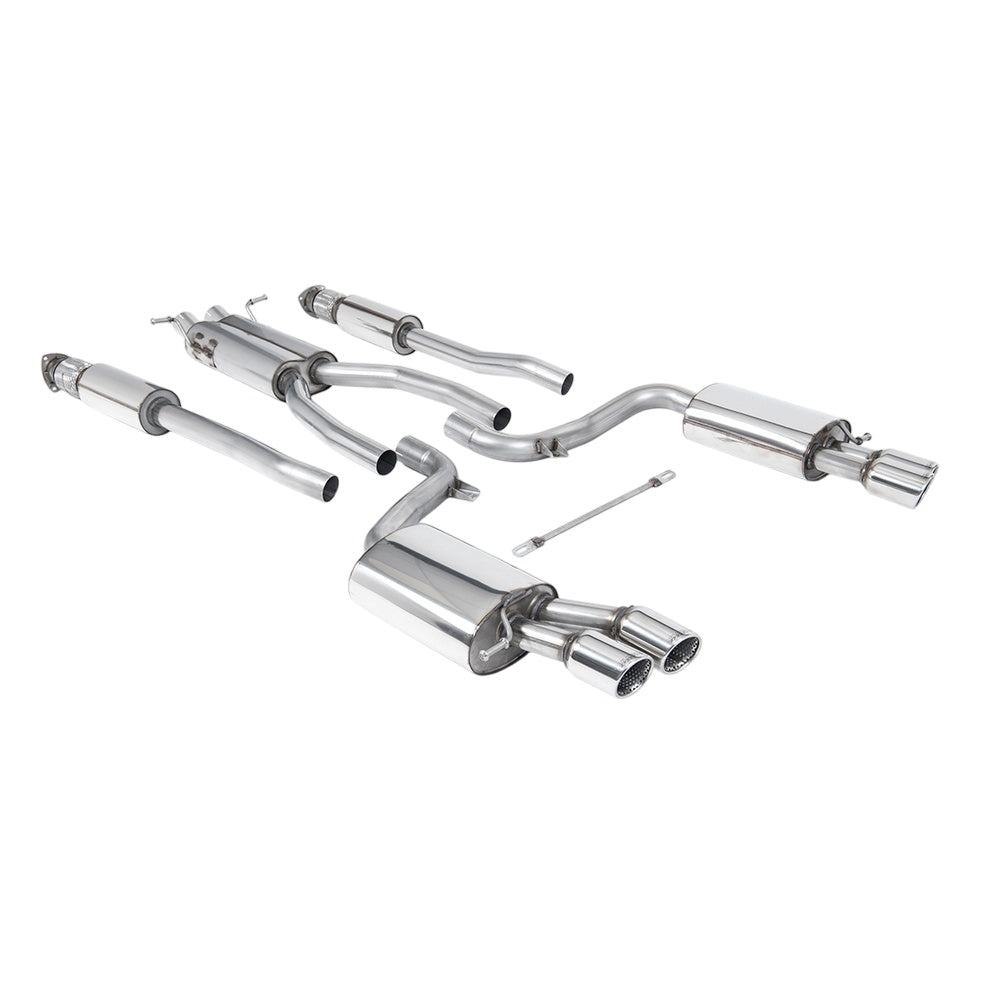 Milltek Cat Back Exhaust Audi S6 5.2 V10 C6 FSI Quattro 06-12