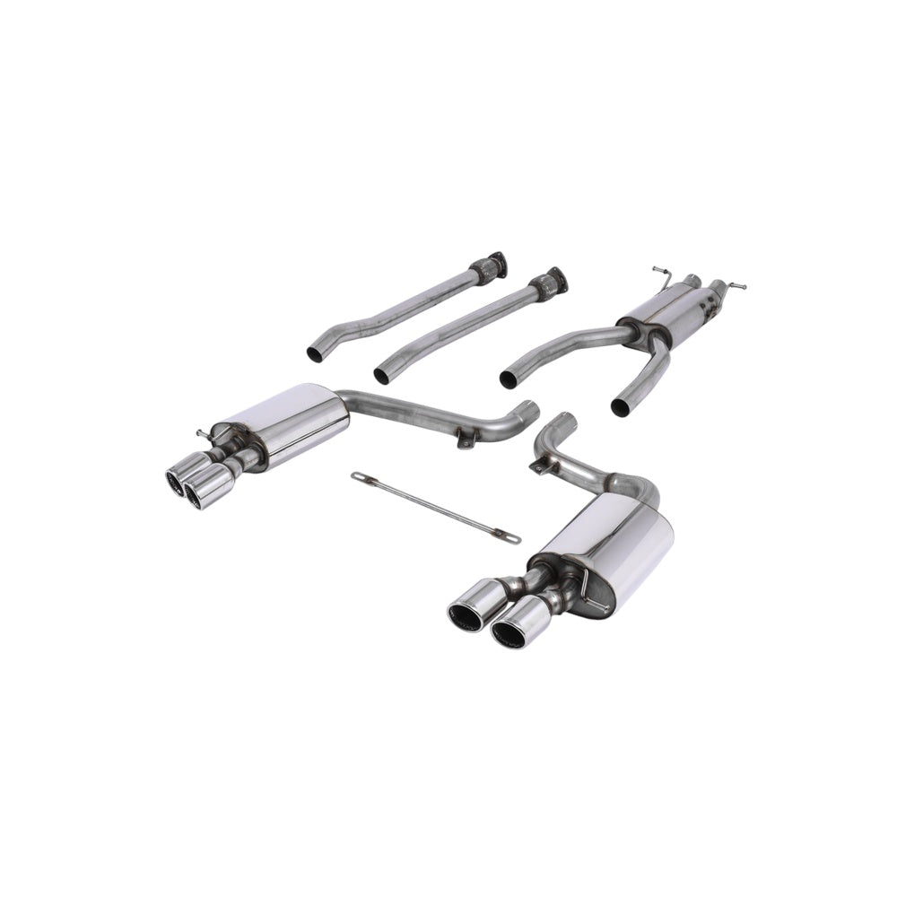 Milltek Cat Back Exhaust Audi S6 5.2 V10 C6 FSI Quattro 06-12