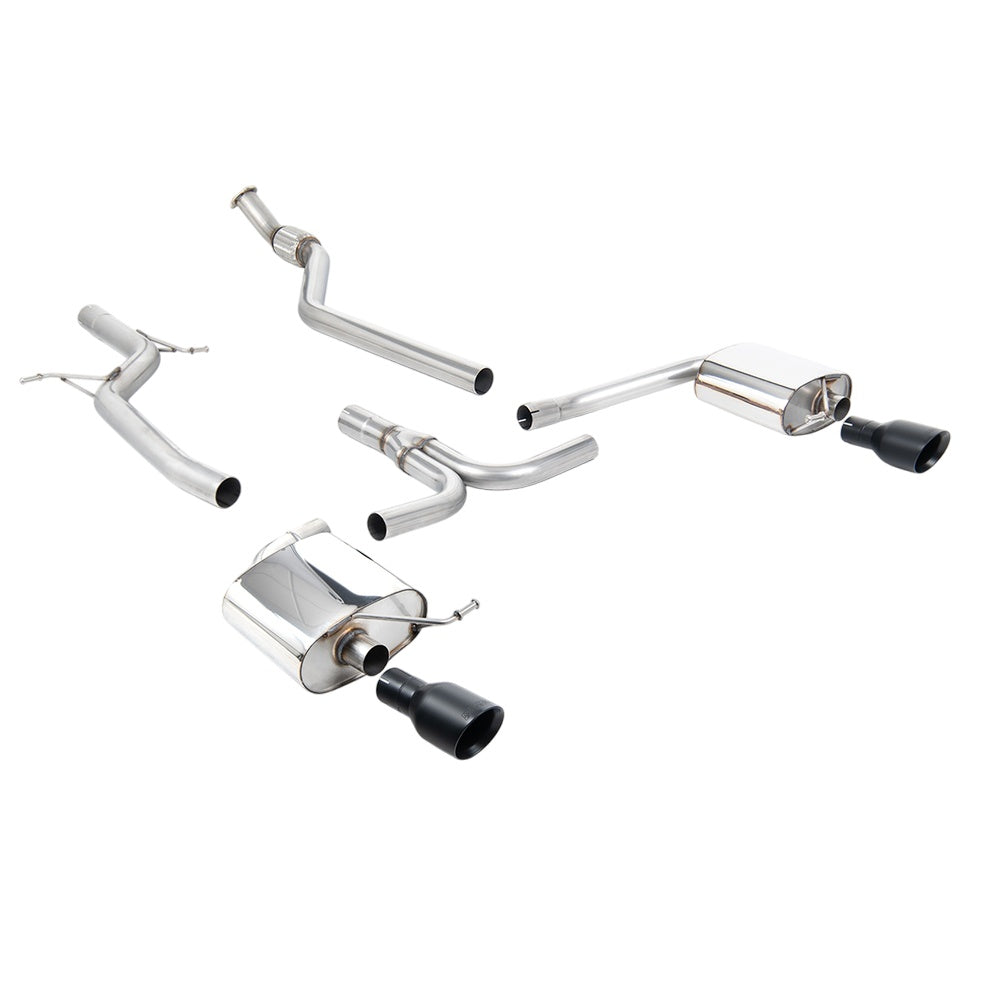 Milltek Cat Back Exhaust Audi A4 2.0 TFSi S-Line B8 (2WD and Quattro manual-only) Saloon and Avant 08-11