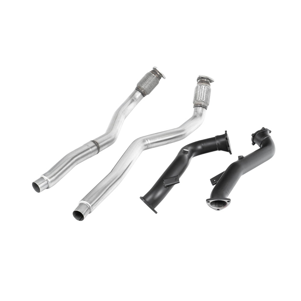 Milltek Large-bore Downpipes and Cat Bypass Pipes Exhaust Audi RS6 C7 4.0 TFSi biturbo Quattro inc Performance Edition 13-18