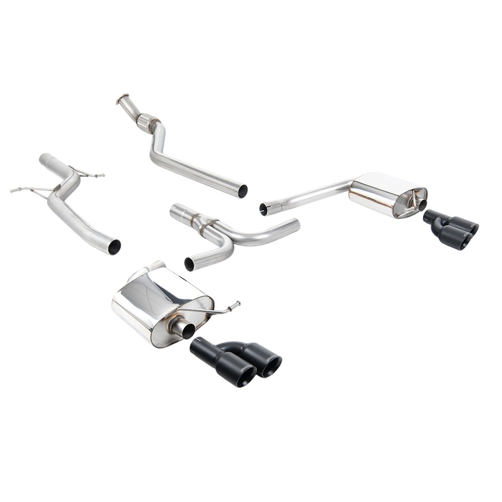 Milltek Cat Back Exhaust Audi A4 2.0 TFSi S-Line B8 (2WD and Quattro manual-only) Saloon and Avant 08-11