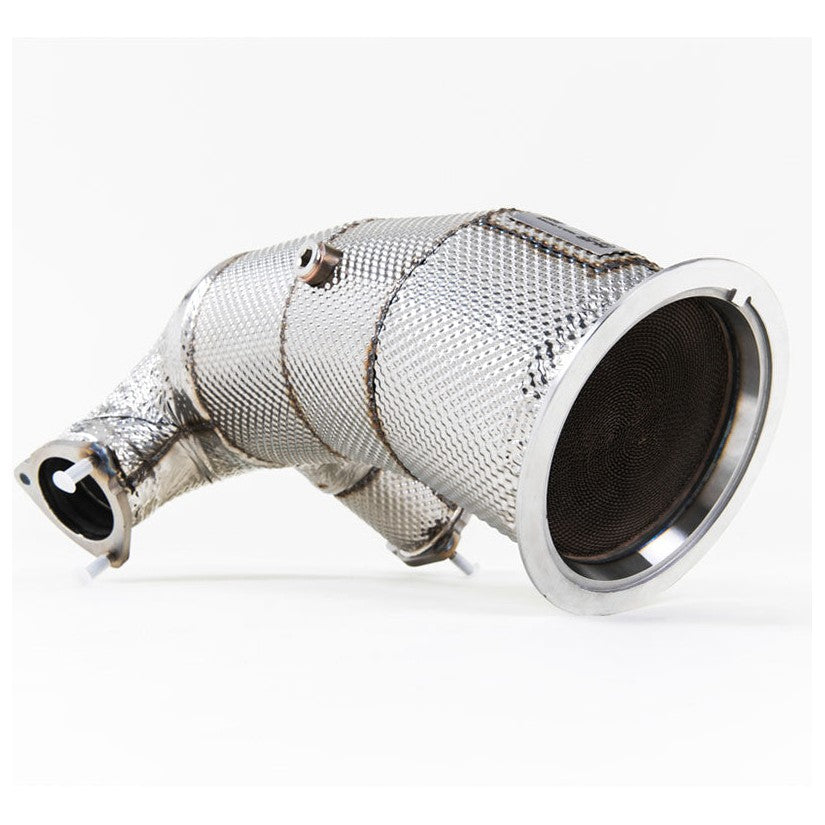 Milltek HJS Tuning ECE Downpipes Audi S4 3.0 Turbo V6 B9 Saloon Avant Non-GPF Sport Diff without Brace Bars RHD 16+