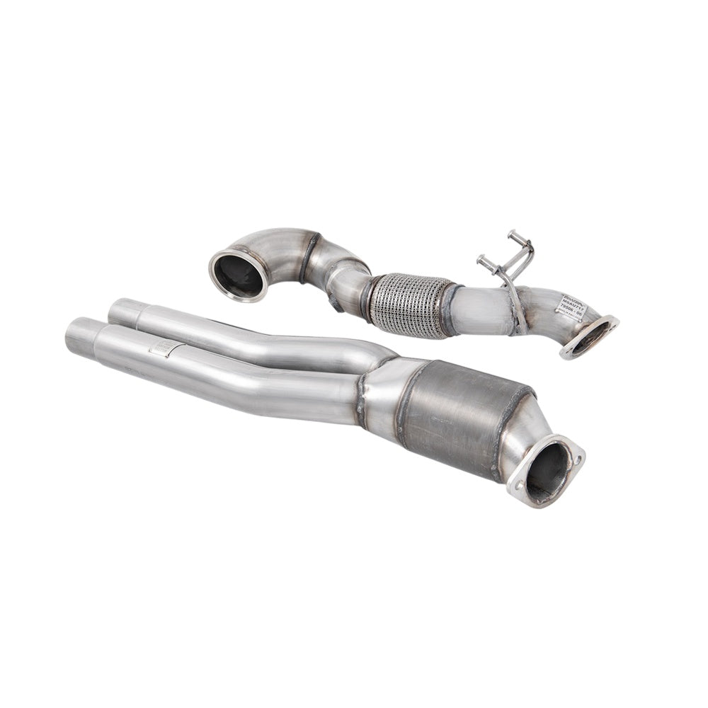 Milltek Large Bore Downpipe and Hi-Flow Sports Cat Exhaust Audi TT Mk3 TTRS 2.5TFSi Quattro (Non-OPF/GPF Models) 16-25