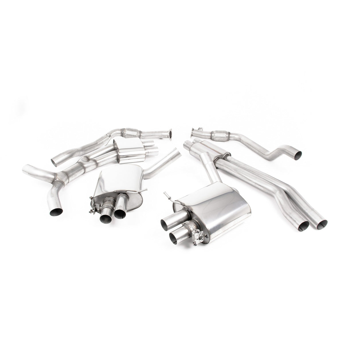 Milltek Cat Back Exhaust Audi RS4 B9 2.9 V6 Turbo Avant Non-OPF/GPF 18+