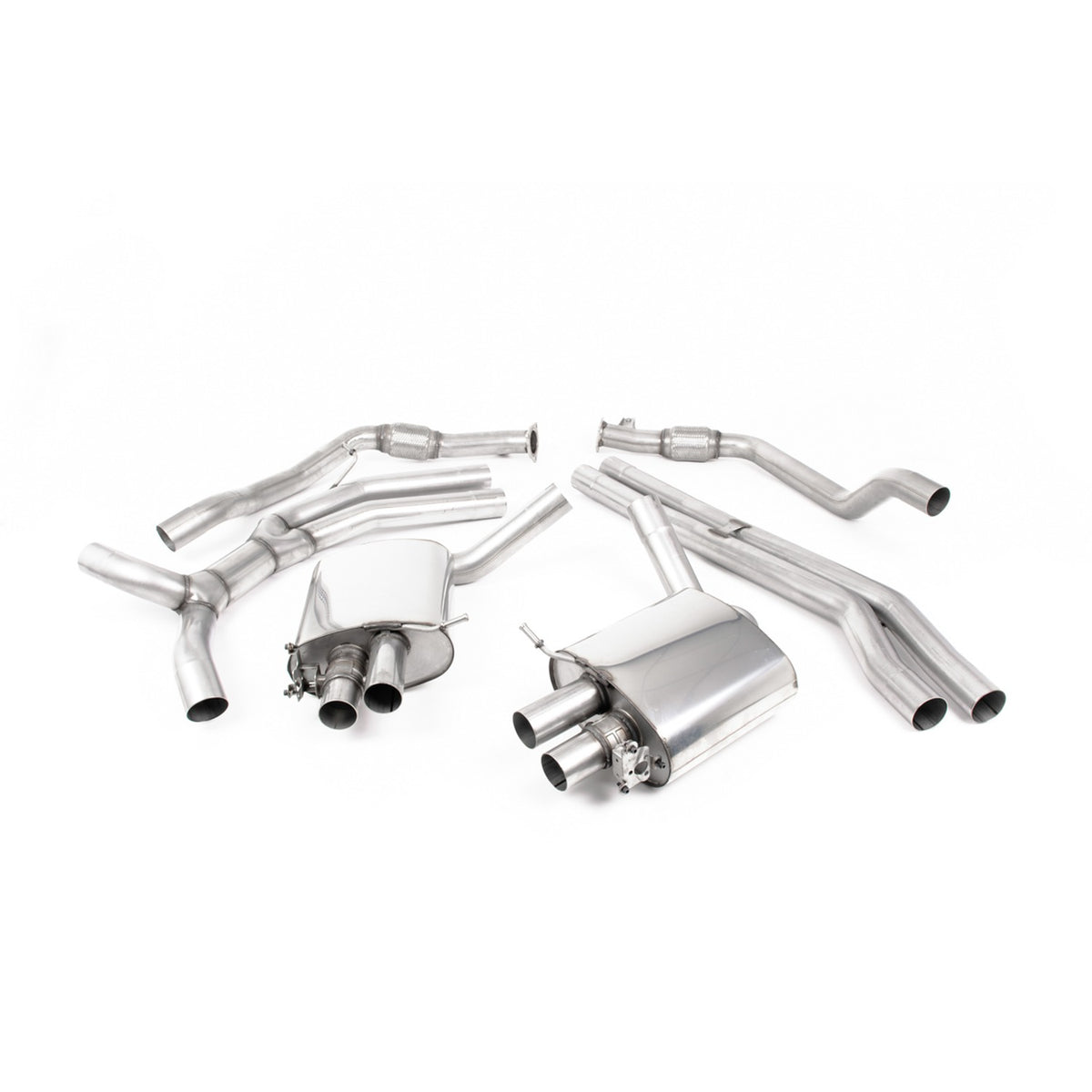 Milltek Cat Back Exhaust Audi RS5 B9 2.9 V6 Turbo Coupe Non-OPF/GPF 17-19