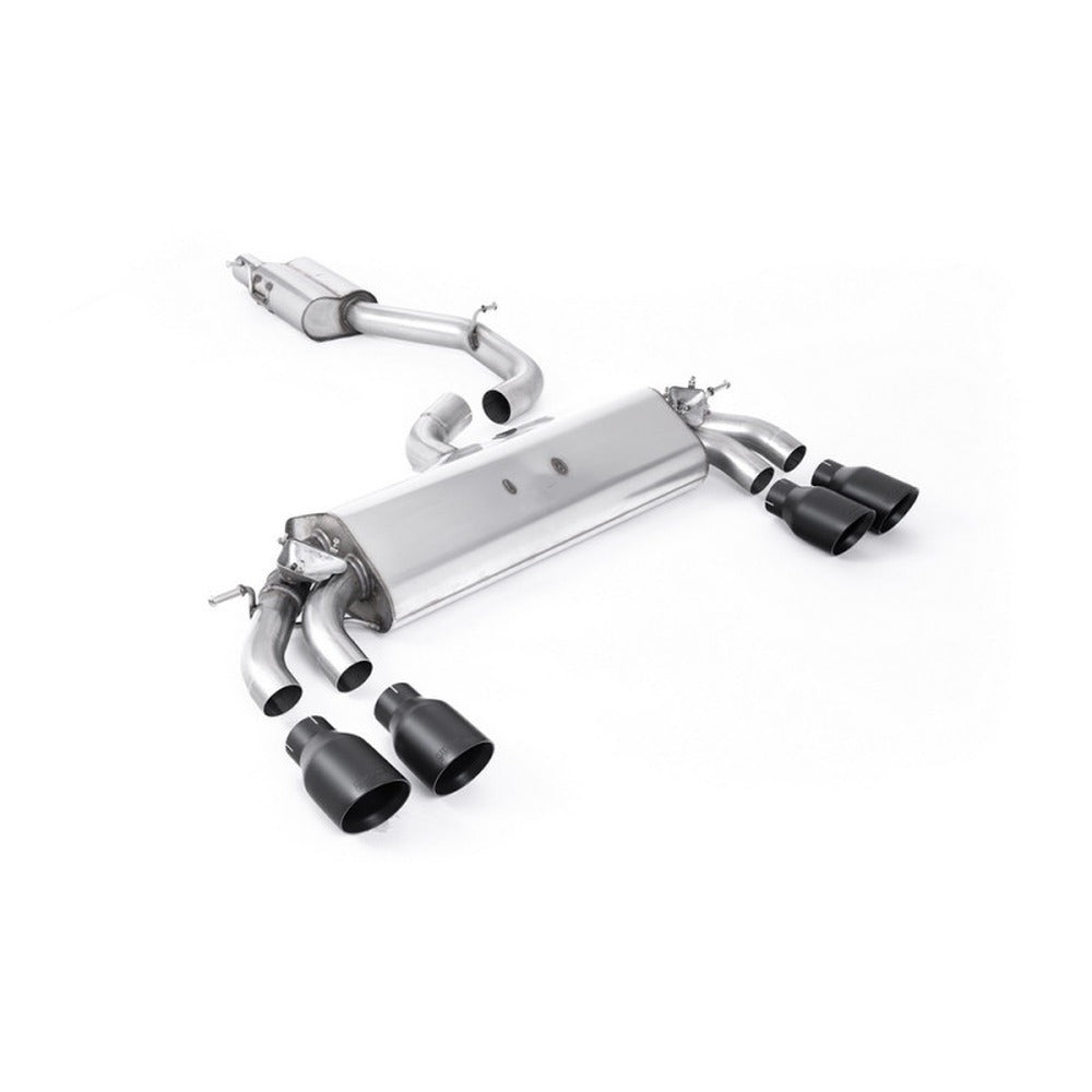 Milltek Cat Back Exhaust Audi S3 2.0 TFSI Quattro 3dr 8V.2 GPF 19-20