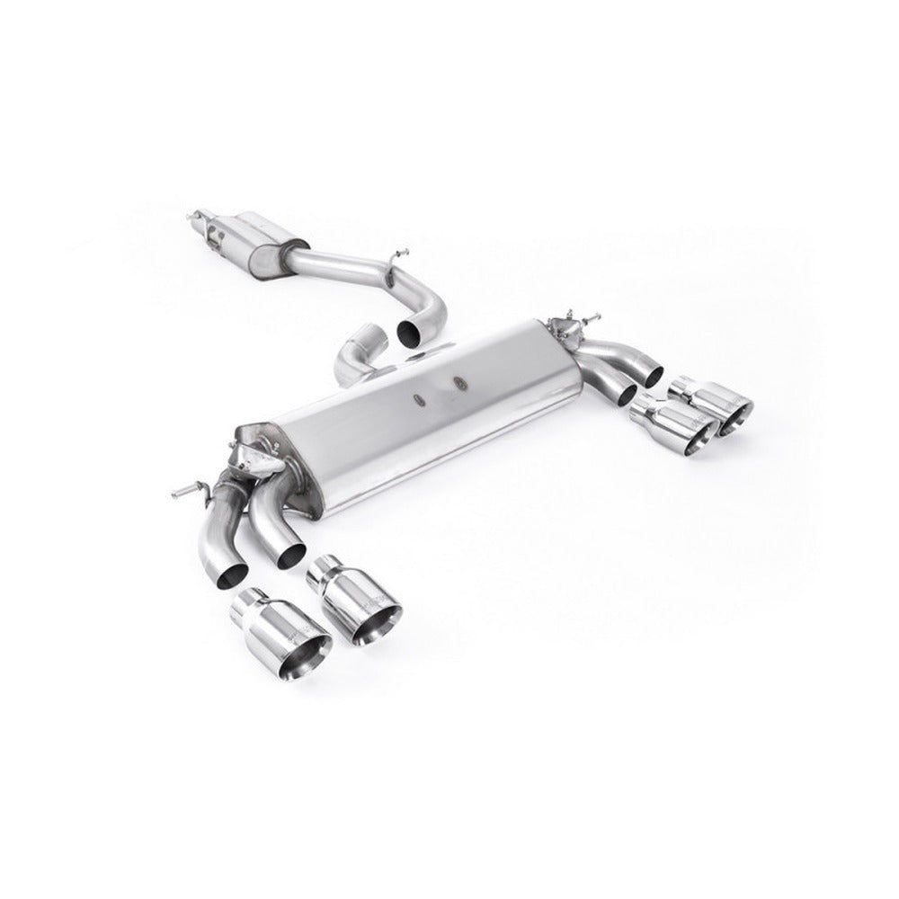 Milltek Cat Back Exhaust Audi S3 2.0 TFSI Quattro 3dr 8V.2 GPF 19-20