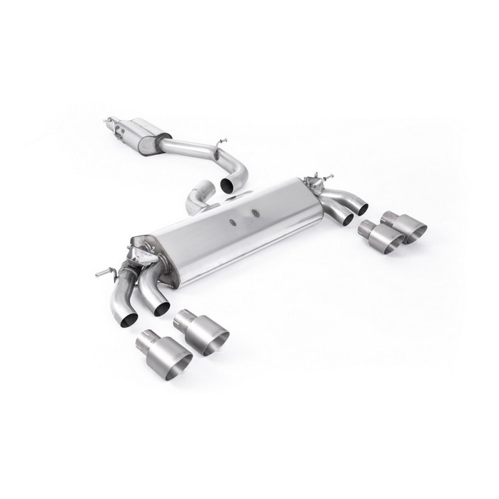 Milltek Cat Back Exhaust Audi S3 2.0 TFSI Quattro 3dr 8V.2 GPF 19-20