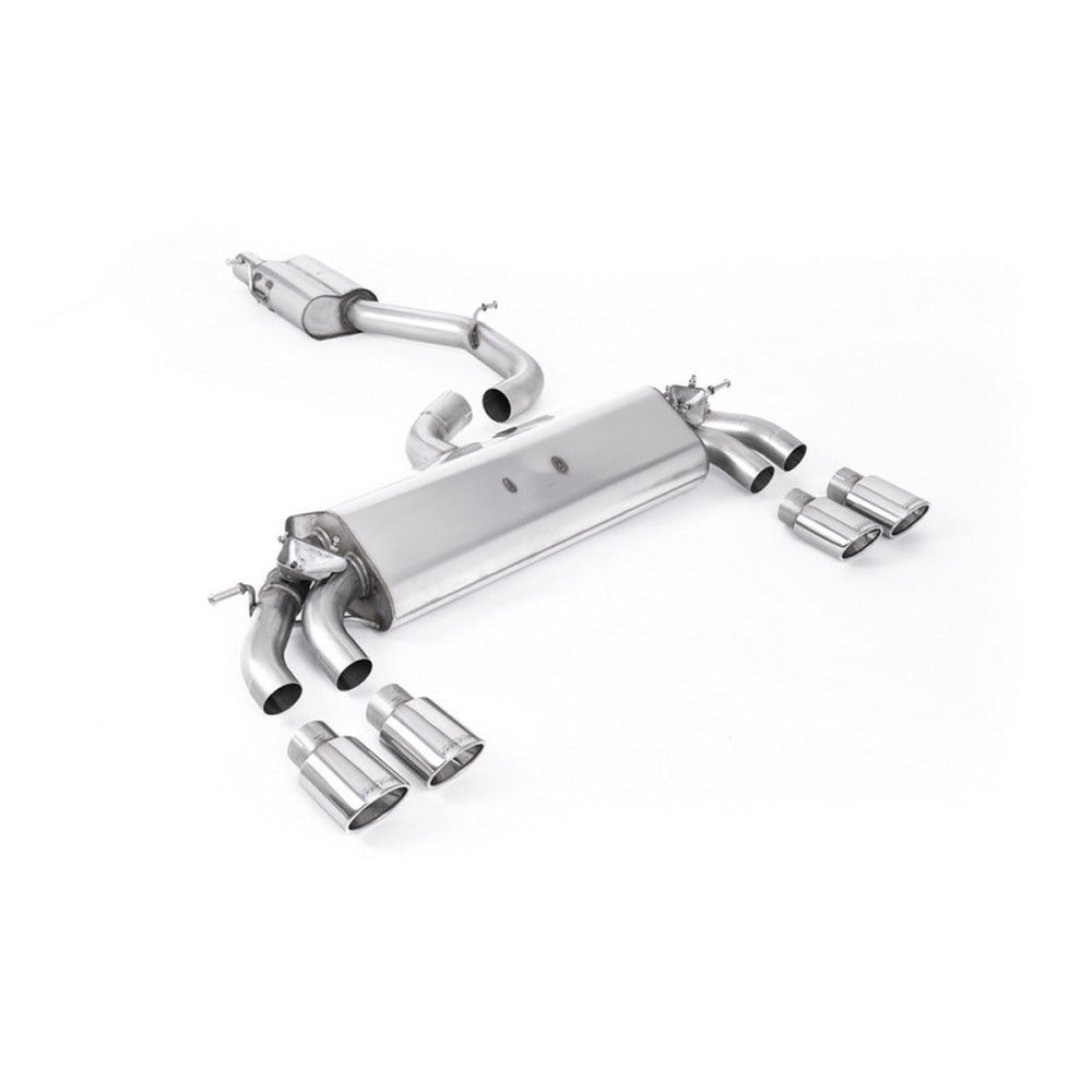 Milltek Cat Back Exhaust Audi S3 2.0 TFSI Quattro 3dr 8V.2 GPF 19-20