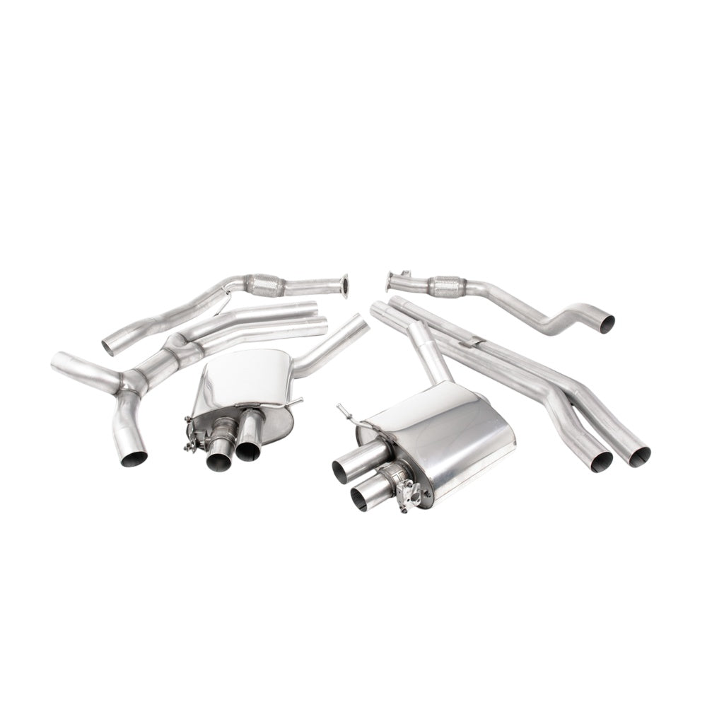 Audi RS4 B9 2.9 V6 Turbo Avant (Non OPF/GPF Models) 2018-2023 Cat-back Exhaust Audi RS4 B9 2.9 V6 Turbo Avant (Non OPF/GPF Models) 2018-2023 Cat-back Exhaust
