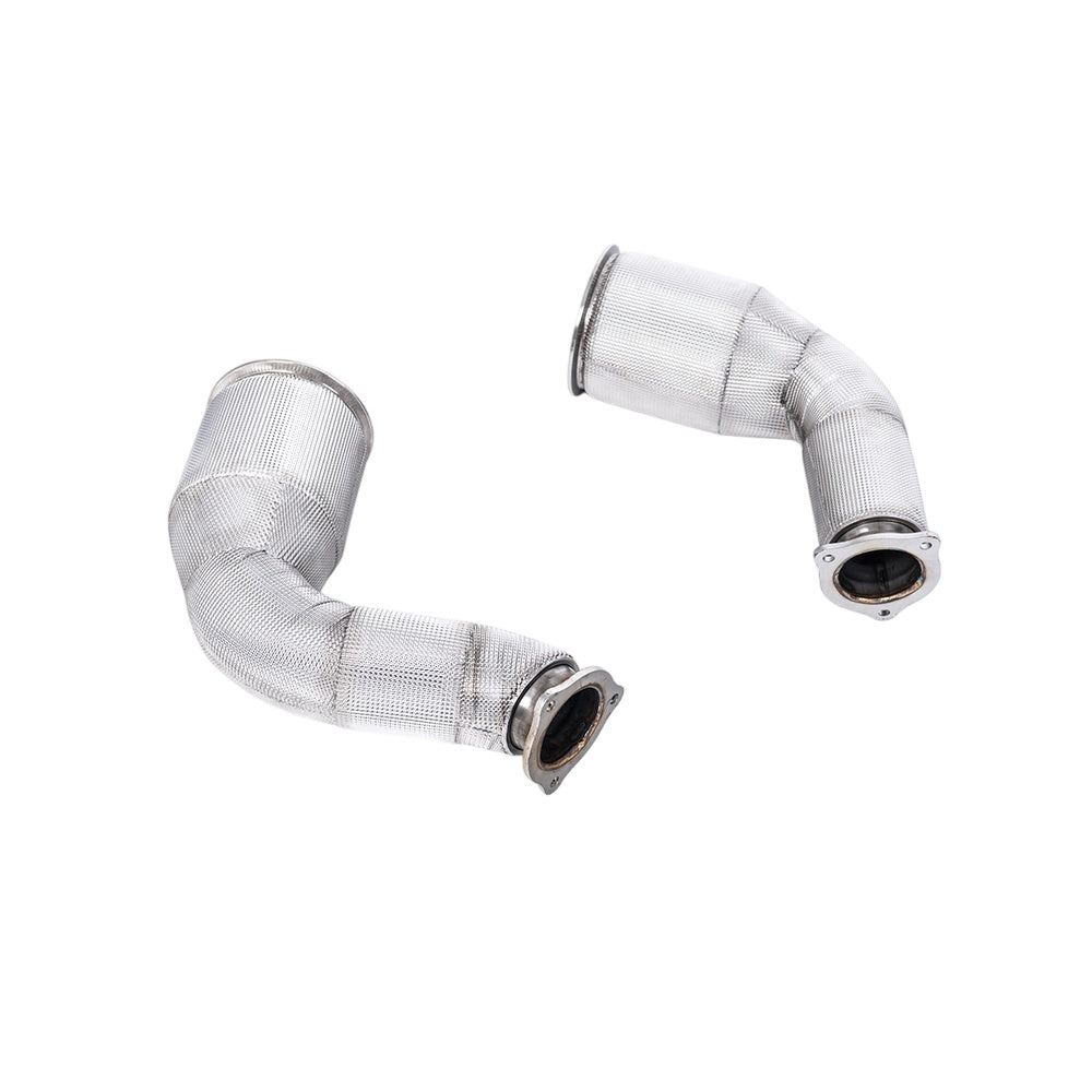 Milltek Large-bore Downpipe and De-cat Exhaust Audi RS4 B9 2.9 V6 Turbo Avant (OPF/GPF Models) 19-25