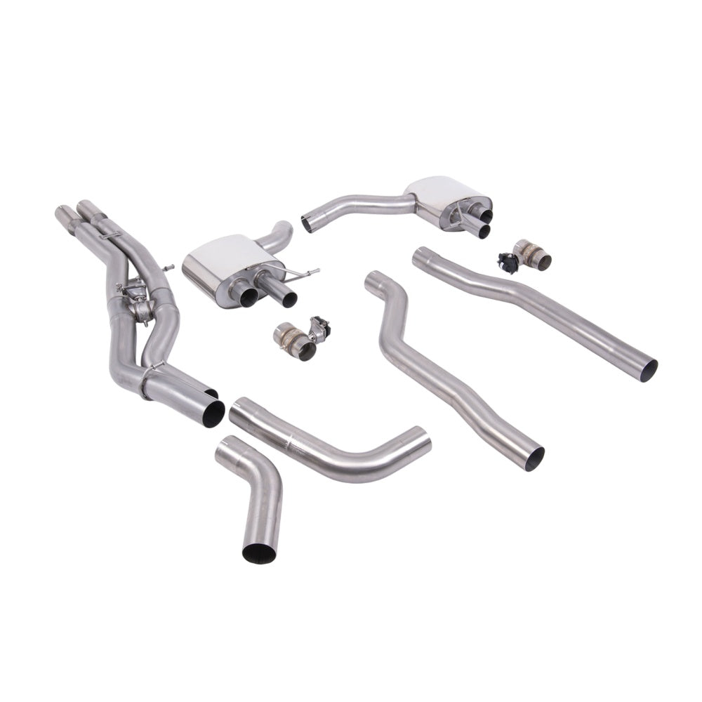 Milltek Cat Back Exhaust Audi RS6 C8 4.0 V8 Bi-Turbo inc Performance Edition (Non OPF/GPF Models USA/ROW Models) 20-25