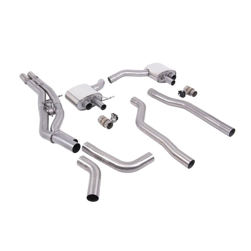 Milltek Cat Back Exhaust Audi RS6 C8 4.0 V8 Bi-Turbo Non-OPF/GPF USA ROW 20+