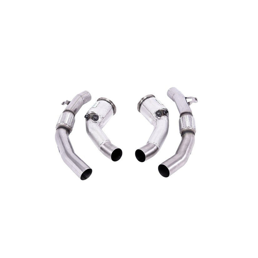 Milltek Downpipes with Cat Bypass Audi RS6 C8 4.0 V8 Bi-Turbo OPF/GPF 19+